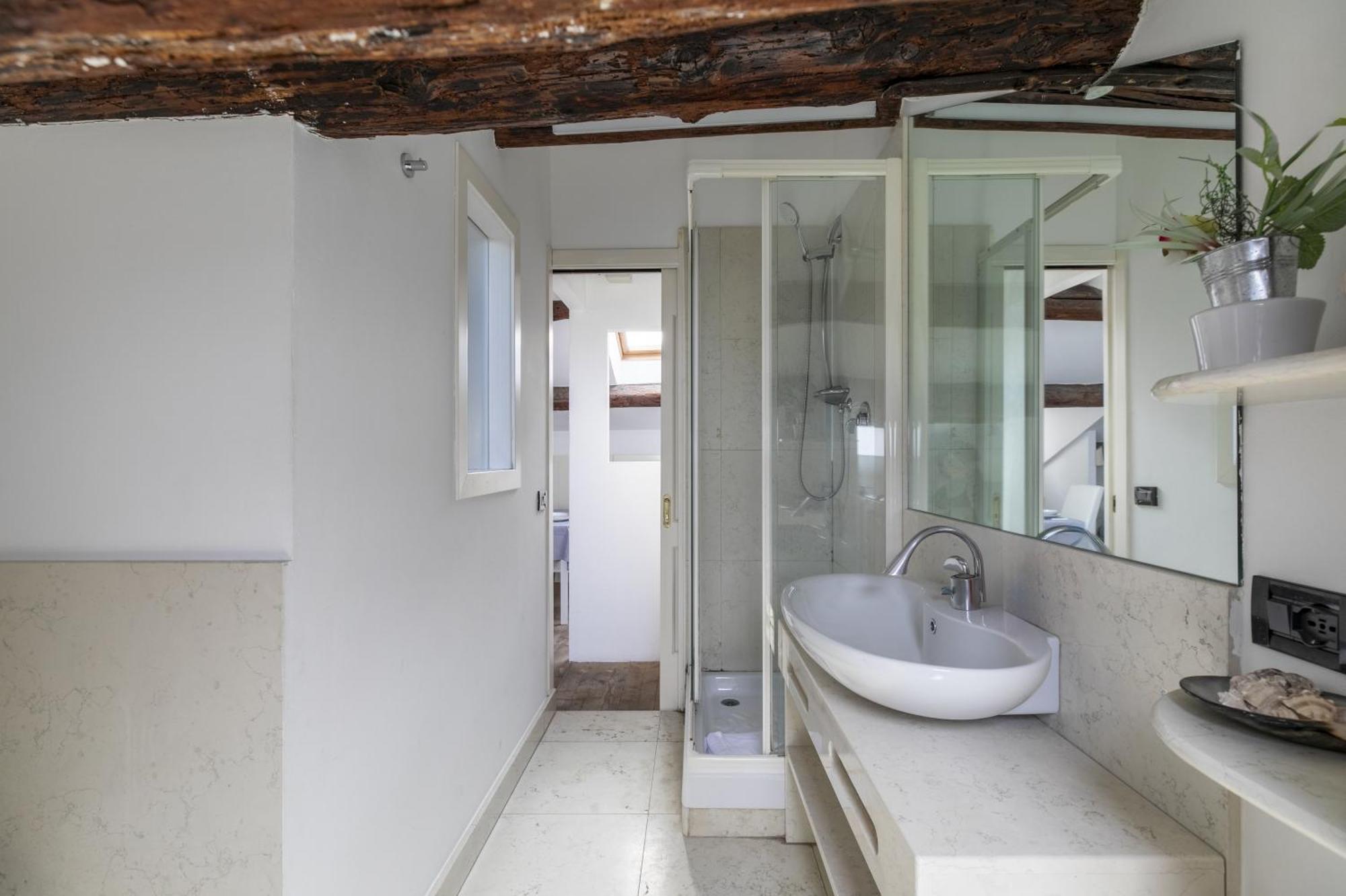 Nice Lovely Attic For 4 Person With Wifi - A/C Veneţia Exterior foto